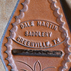 15" USED DALE MARTIN TEAM ROPING SADDLE Saddles Dale Martin   