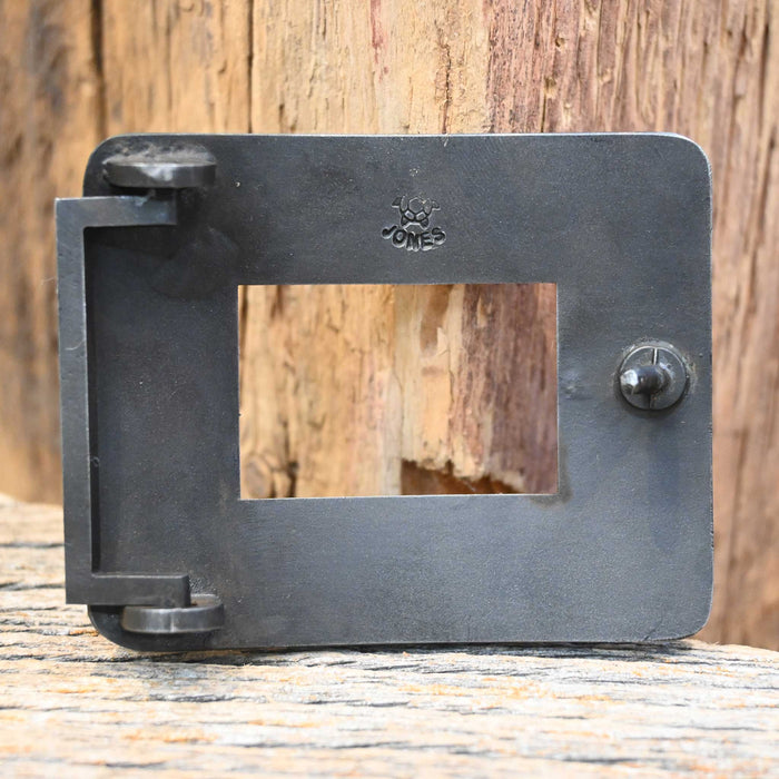 Turtle Jones Silver Mounted Belt Buckle