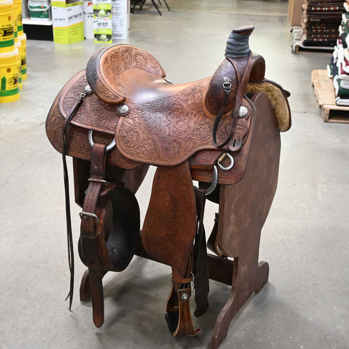 16" USED RYONS RANCH CUTTER SADDLE