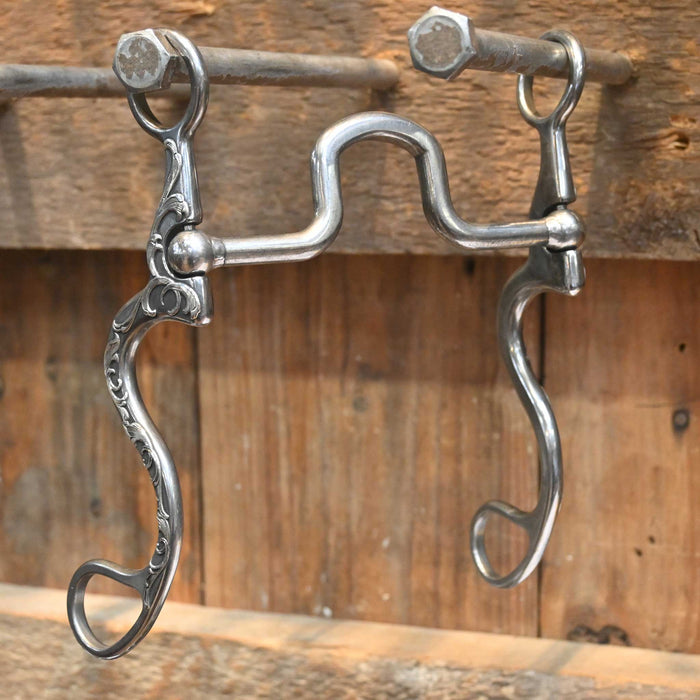 Brandon Anthony Silver Mounted Solid Square Port Bit