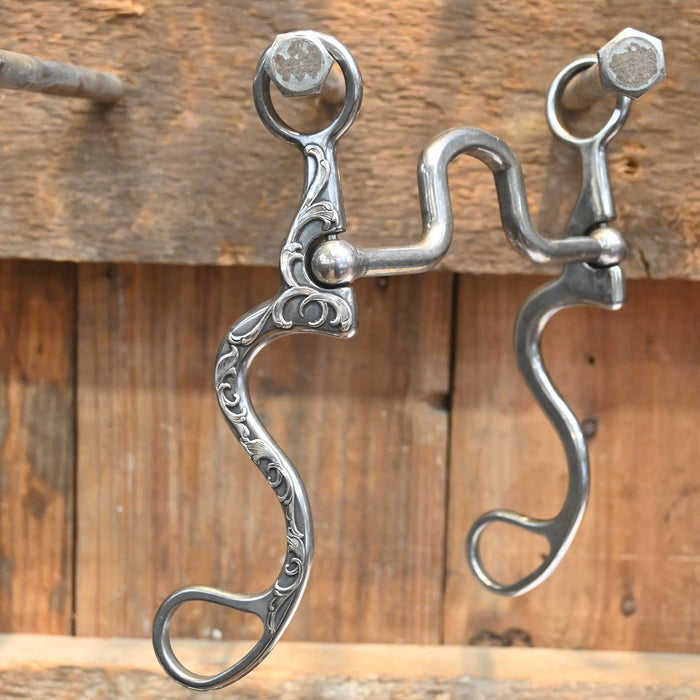 Brandon Anthony Silver Mounted Solid Square Port Bit