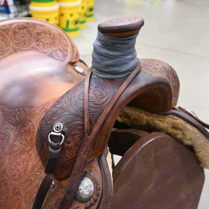 16" USED RYONS RANCH CUTTER SADDLE