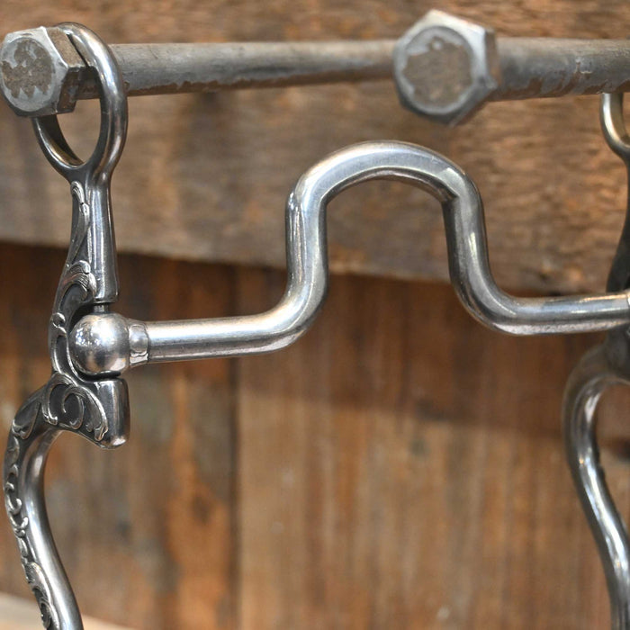 Brandon Anthony Silver Mounted Solid Square Port Bit