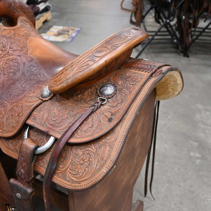 16" USED RYONS RANCH CUTTER SADDLE