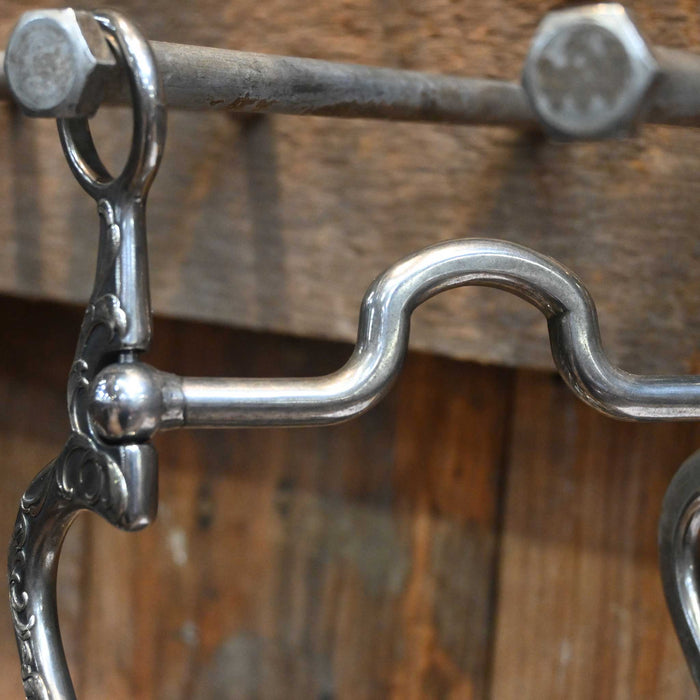 Brandon Anthony Silver Mounted Solid Square Port Bit