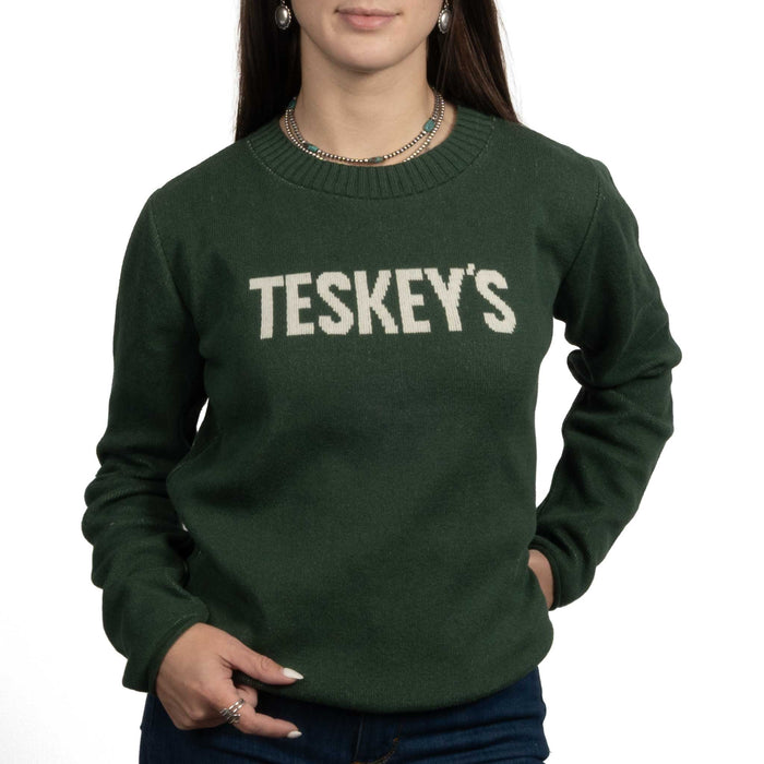 Teskey's Pullover Sweater - Hunter/Natural