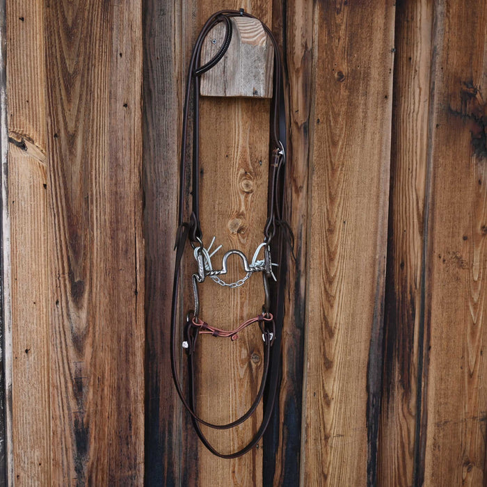 Jesse Morgan Slow Twist Solid Port Bridle Rig w/Single Ear Headstall