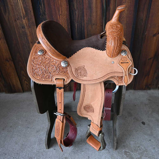 15" TESKEY'S BARREL SADDLE Saddles - New Teskey's Saddlery
