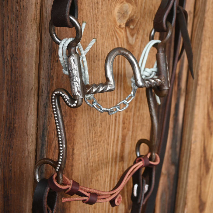Jesse Morgan Slow Twist Solid Port Bridle Rig w/Single Ear Headstall