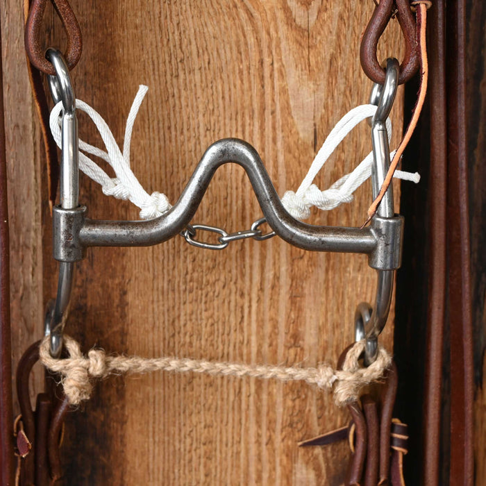Jim Edwards Solid Port Bridle Rig w/All New Leather