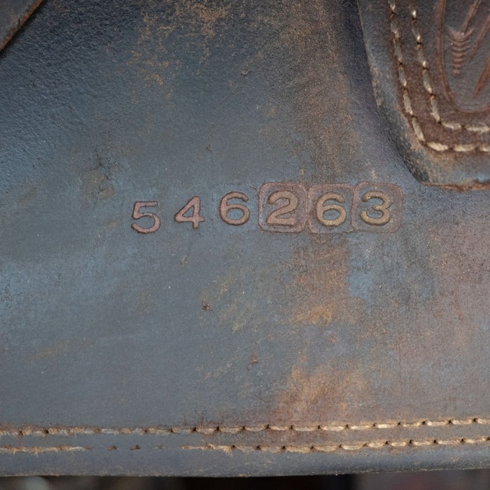 14" USED CACTUS RELENTLESS TEAM ROPING SADDLE