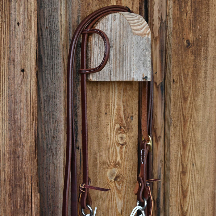 Jim Edwards Solid Port Bridle Rig w/All New Leather