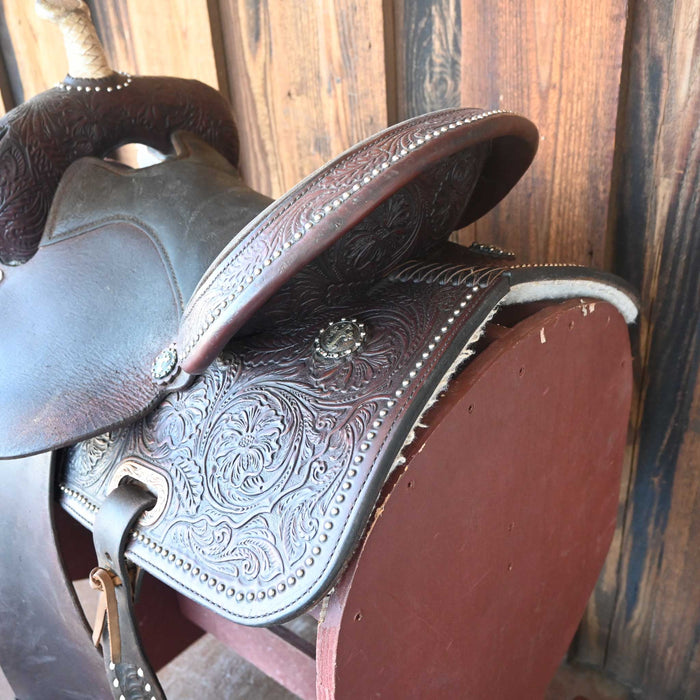 15" USED HIGH HORSE BARREL SADDLE Saddles - Used Circle Y Saddlery