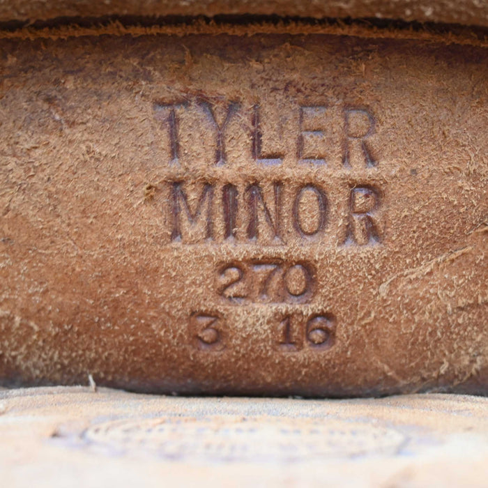 15.5" USED DR.ROSE TEAM ROPING SADDLE