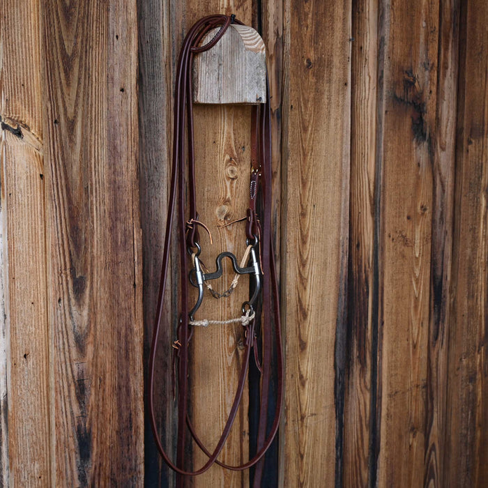 Jim Edwards Solid Port Bridle Rig w/All New Leather