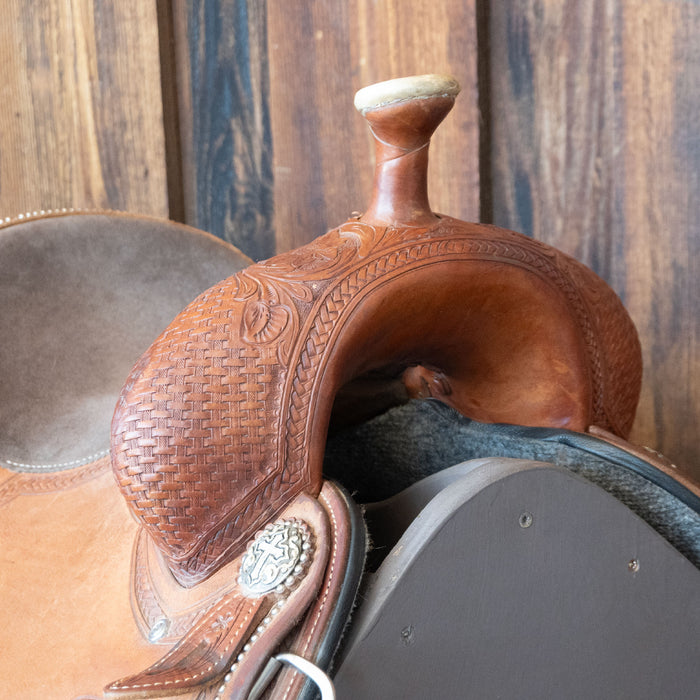 14" USED CACTUS BARREL SADDLE