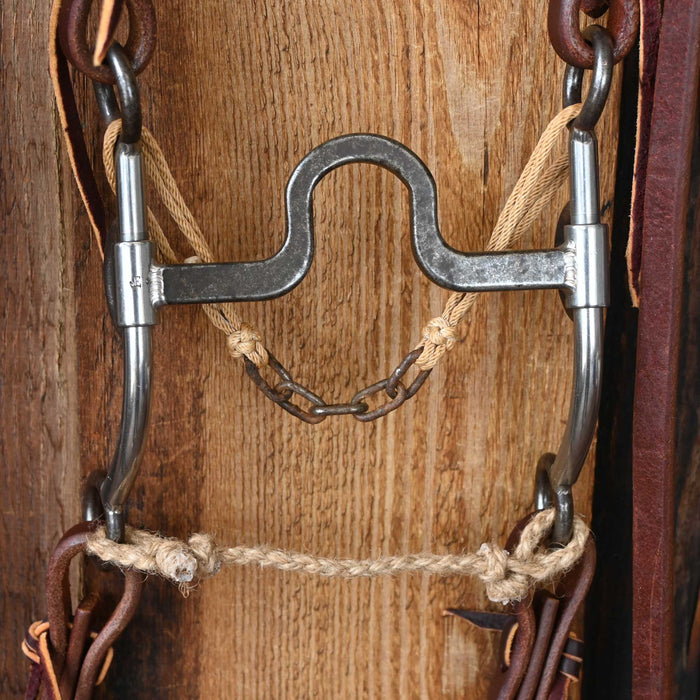 Jim Edwards Solid Port Bridle Rig w/All New Leather