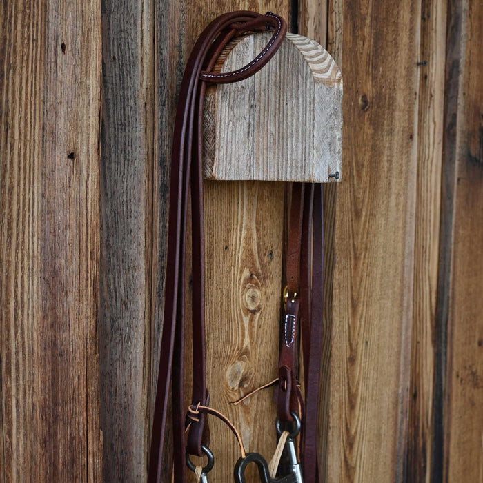 Jim Edwards Solid Port Bridle Rig w/All New Leather