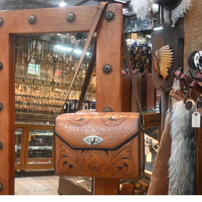 Vintage Leather Western Purse Collectibles MISC