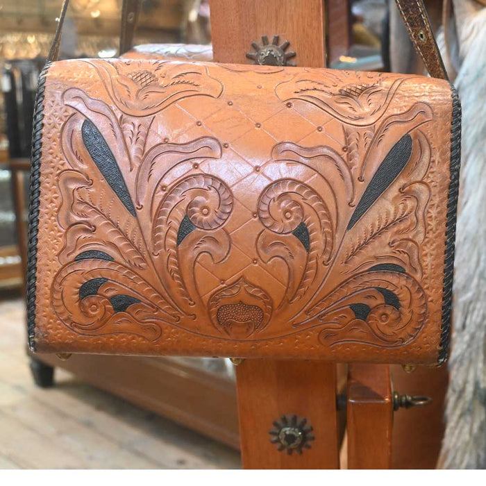 Vintage Leather Western Purse Collectibles MISC