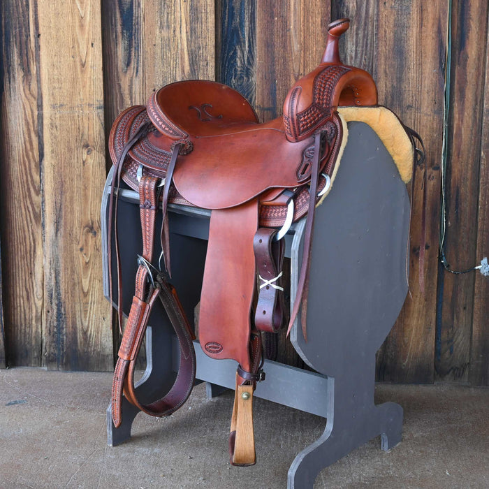 15.5" USED GENE BADER CUTTING SADDLE
