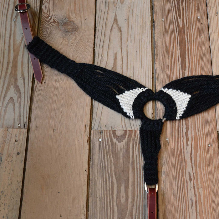 Handmade Iron Horse Head Brand Mohair Pulling Collar