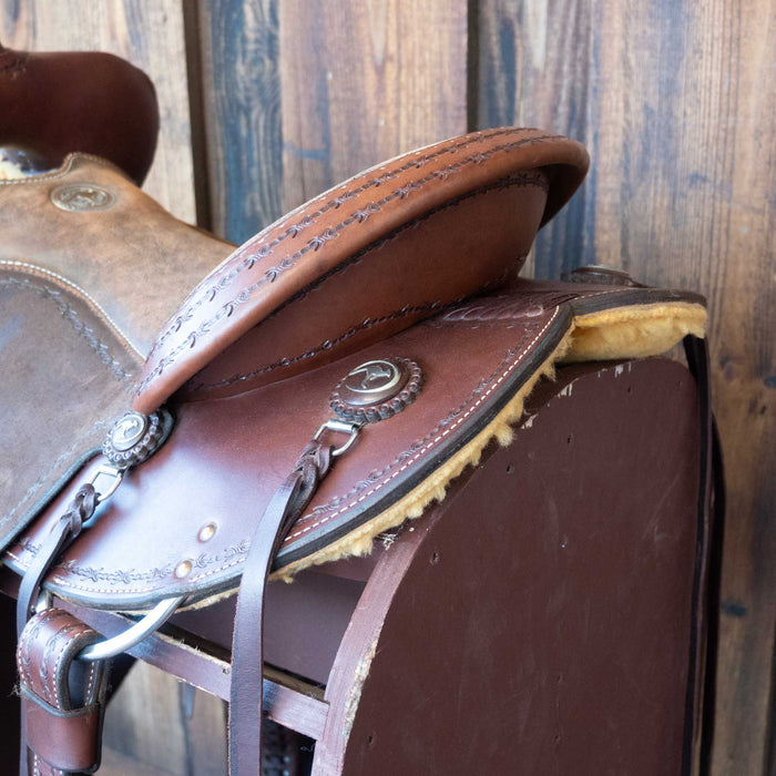 15" USED MARTIN CLINTON ANDERSON AUSTRALIAN SADDLE