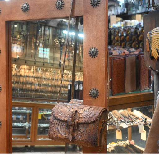 1940's Vintage Leather Western Purse Collectibles MISC