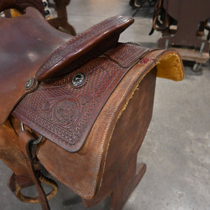 15.5" USED HR CUTTING SADDLE Saddles HR SADDLES