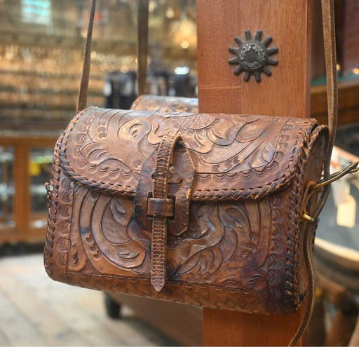 1940's Vintage Leather Western Purse Collectibles MISC