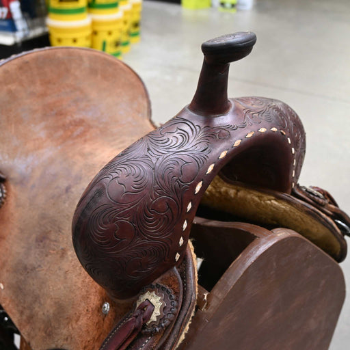 14.5" USED JEFF SMITH TAMI SEMAS BARREL SADDLE Saddles - Used Jeff Smith