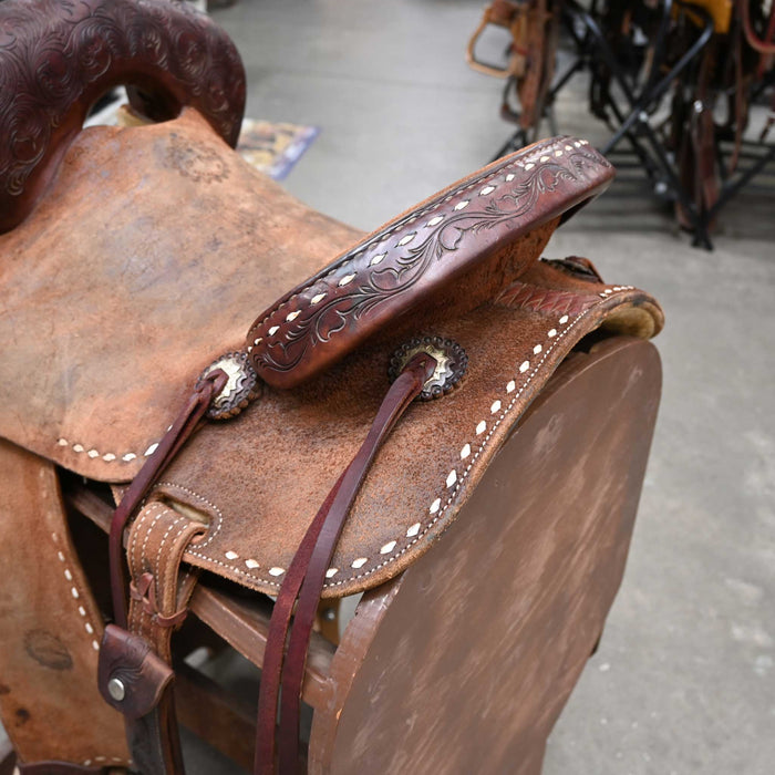 14.5" USED JEFF SMITH TAMI SEMAS BARREL SADDLE Saddles - Used Jeff Smith