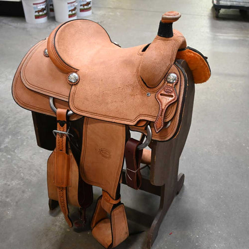 15" TESKEY'S TEAM ROPING SADDLE Saddles - New Teskey's Saddlery