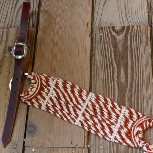 Handmade Iron Horse Head Brand Mohair Breast Collar Tack - Breast Collars Iron Horse Head Brand
