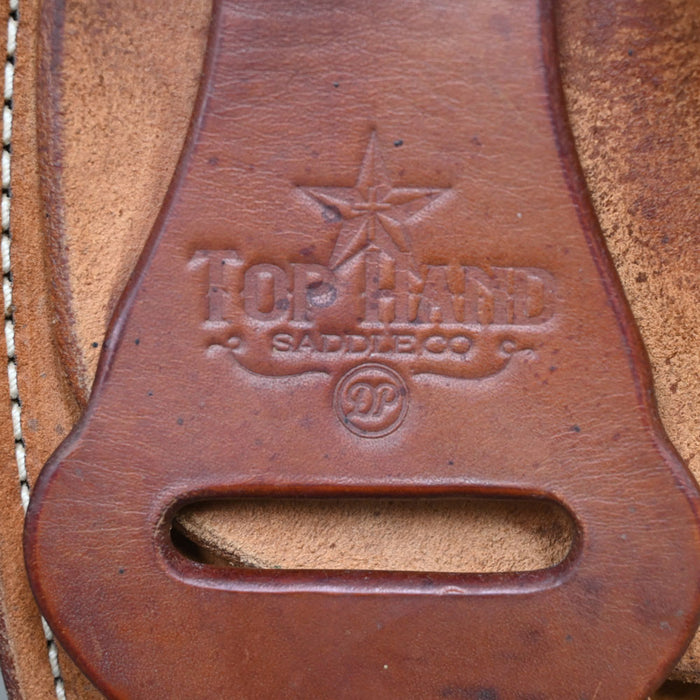 14.5" USED TOP HAND ROPING SADDLE Saddles - Used Top Hand Saddle Co.