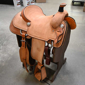 16" TESKEY'S ROPING SADDLE Saddles Teskey's Saddlery