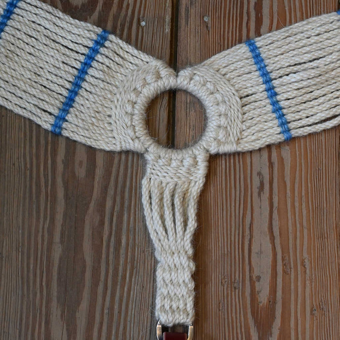 Handmade Iron Horse Head Brand Mohair Breast Collar