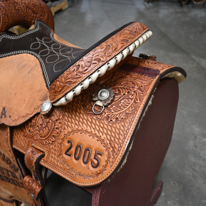 14" USED AMMERMAN BARREL SADDLE Saddles - New AMMERMAN