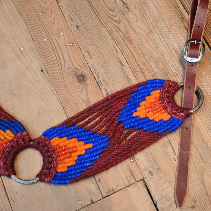 Handmade Iron Horse Head Brand Mohair Tripping Collar