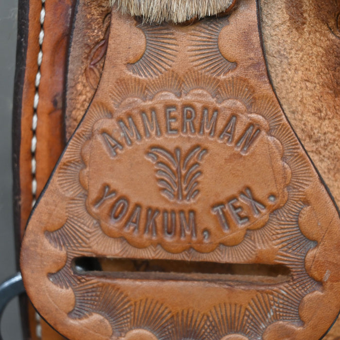 14" USED AMMERMAN BARREL SADDLE Saddles - New AMMERMAN