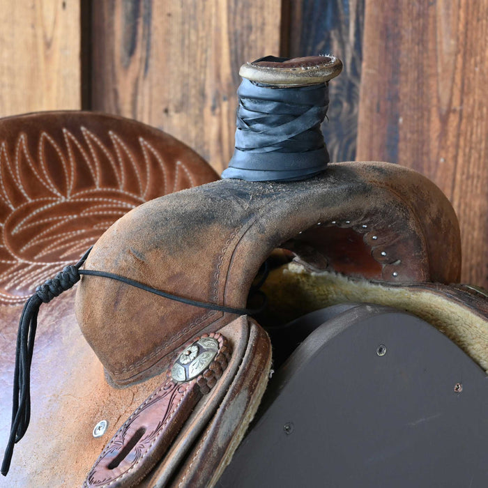 14" USED TRENT WARD PLATINUM SERIES TEAM ROPING SADDLE