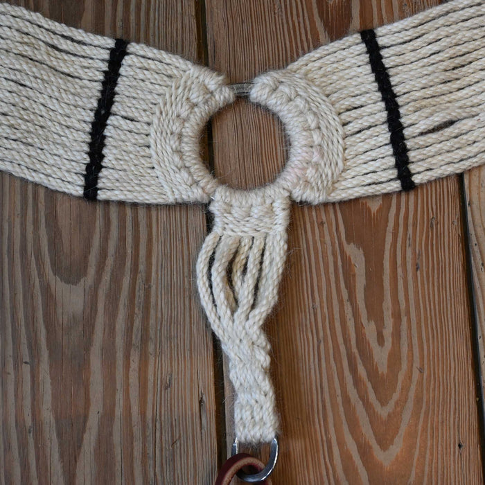 Handmade Iron Horse Head Brand Mohair Breast Collar