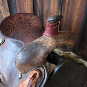 16" USED BOB'S CUTTING SADDLE Saddles BOBS CUSTOMS   