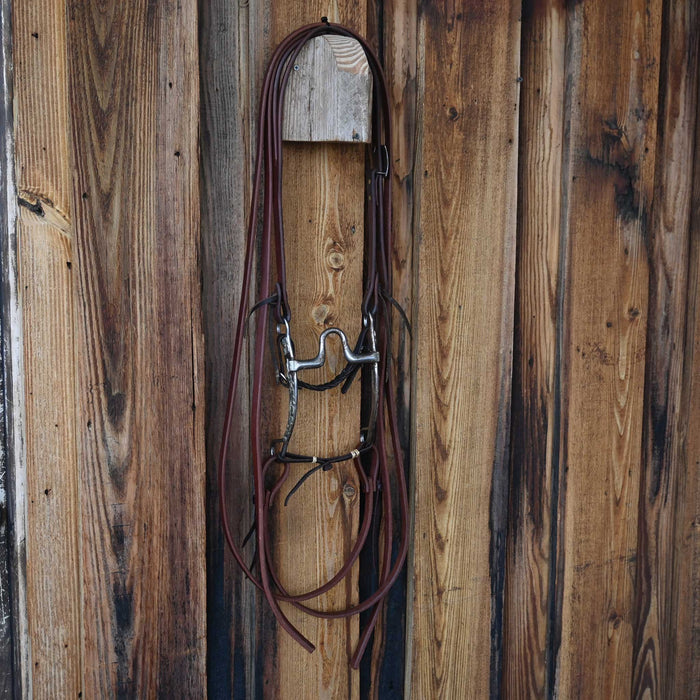 Cutrell Solid Port Bridle Rig w/Split Ear Headstall