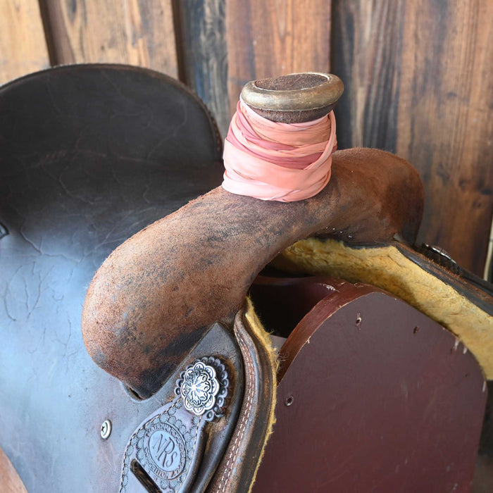 15" USED NRS TEAM ROPING SADDLE Saddles - Used NRS