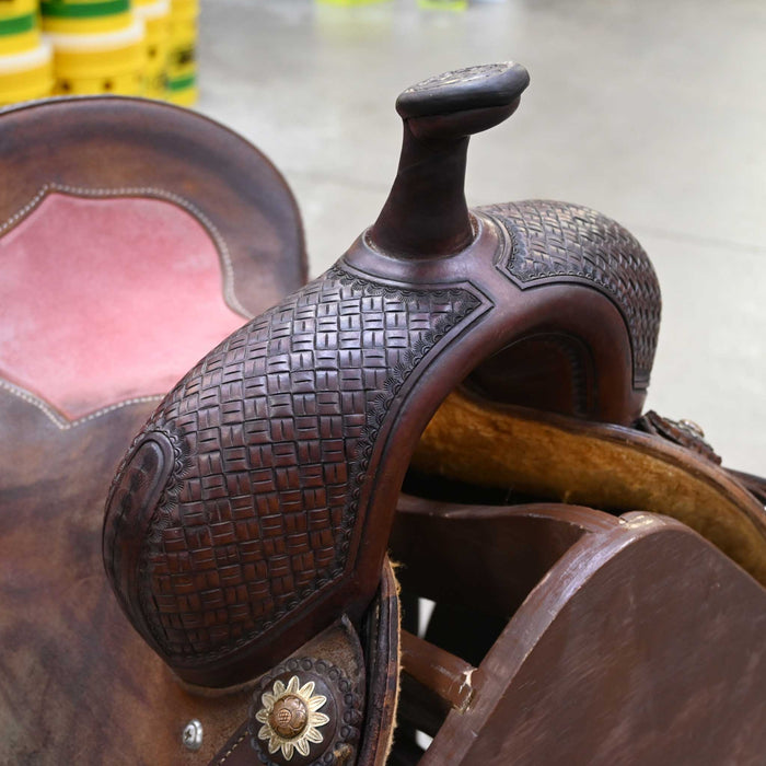 13" USED JEFF SMITH TAMI SEMAS BARREL SADDLE