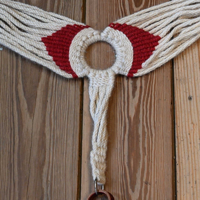 Handmade Iron Horse Head Brand Mohair Pulling Collar