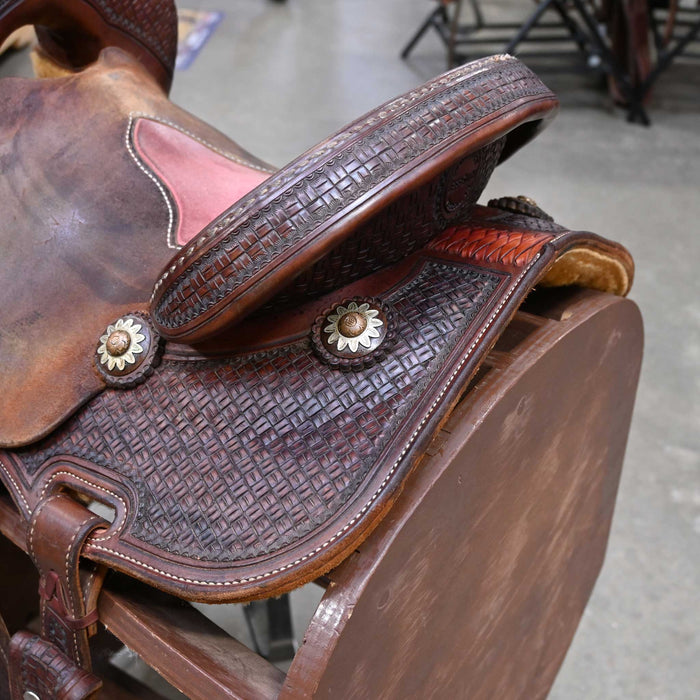13" USED JEFF SMITH TAMI SEMAS BARREL SADDLE
