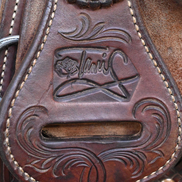 13" USED JEFF SMITH TAMI SEMAS BARREL SADDLE