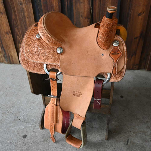 14" TESKEY'S CALF ROPING SADDLE Saddles - New Teskey's Saddlery